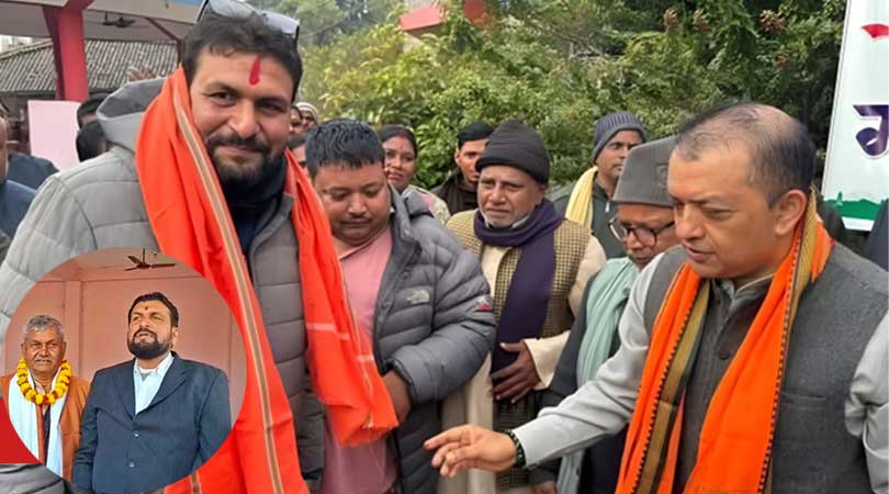 गगनले कांग्रेस प्रवेश गराएका वडाध्यक्ष २४ घण्टा नबित्दै पुरानै पार्टीमा फर्किए