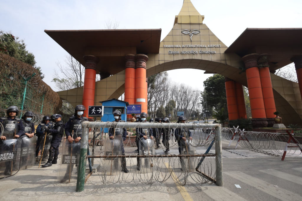 त्रिभुवन अन्तर्राष्ट्रिय विमानस्थल आसपासका क्षेत्रमा सुरक्षा कडाइ